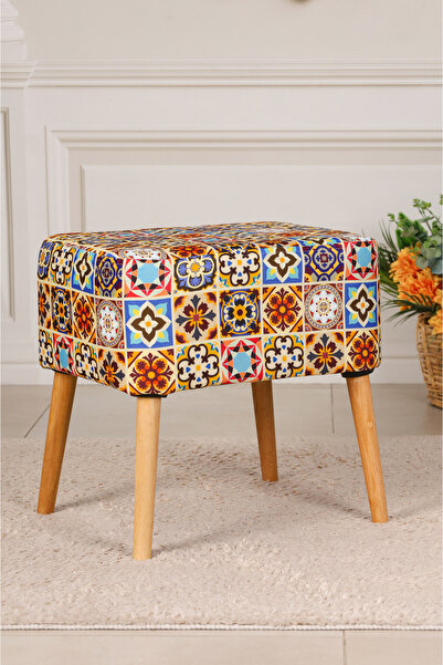 PUFMANYA NİSA DİKDÖRTGEN GÜRGEN AYAKLI ÇOK AMAÇLI PUF KOLTUK