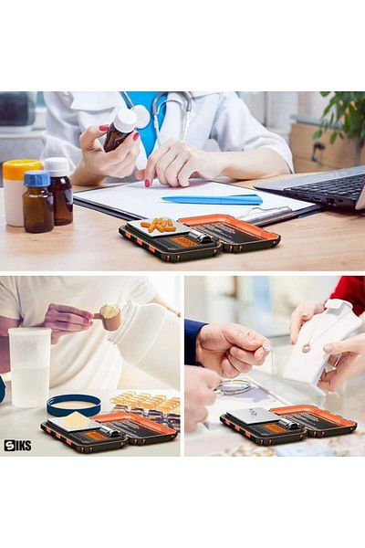 BEŞİKSAN Siks Jewelry Scale, Digital, Precision, Tolerance 200g / 0.01g, With Calibration Weight