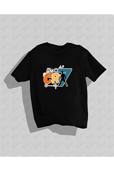 Nulivez تي شيرت كريستيانو رونالدو بتصميم مطبوع عالي الجودة للجنسين مقاس كبير