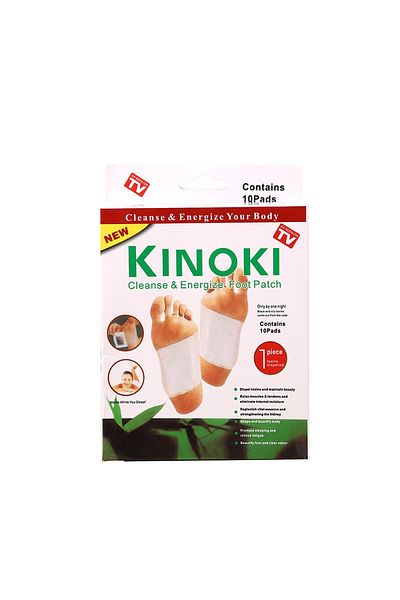 Kinoki Eldin Set of 10 Patches for Detoxification, Lymphatic Drainage, Toxin Elimination and Relaxation