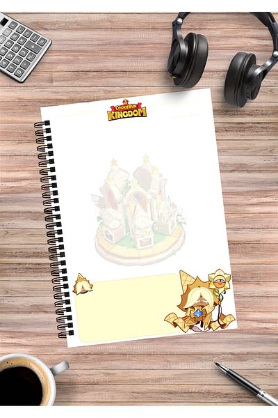 mertfigur Cookie Run Kingdom Spiral Notebook A5 (50 Sheets)