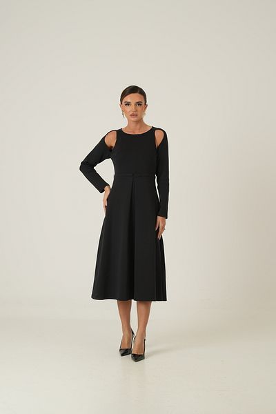 UO Dresses Midnight-glamour-dress-black
