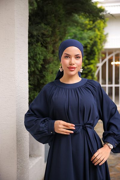 Nissra Φόρεμα Ankanoor Raglan με μανίκια με κορδόνι γιακά Anka255089