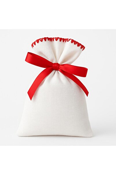 ALASEREN Ham Bez Natural 10×15cm Kese Düğün,kına, nikah vs. Ve sabun, lavanta, takı vs çok amaçlı kese