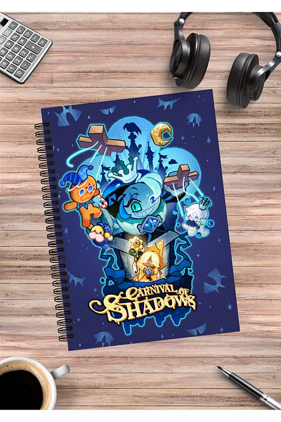 mertfigur Cookie Run Kingdom Spiral Notebook A5 (50 Sheets)