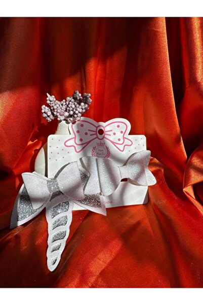 ŞİMŞEK BİJUTERİ UNİCORN VE KURDELE ÇOCUK/BEBEK TOKA SETİ