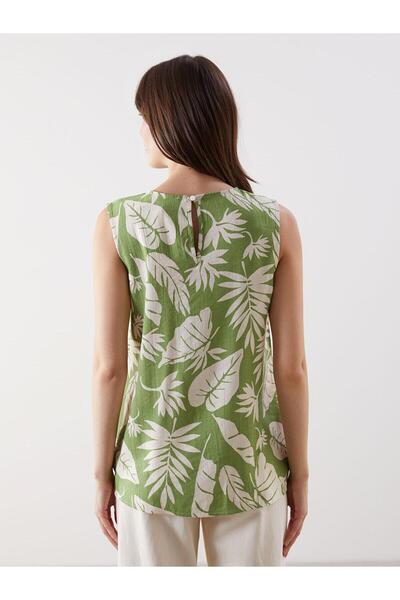 LC Waikiki Γυναικεία μπλούζα LCW Comfort Crew Neck Floral (S5)