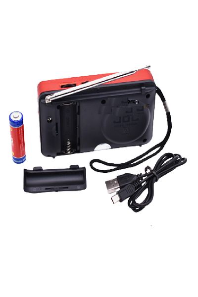 JOC Radio with Rechargeable Battery, Bluetooth, TF/USB Mp3 Player, FM Radio, LED Display