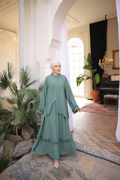 Nissra Ankanoor Belmando Fabric Skirt Suit Anka255092