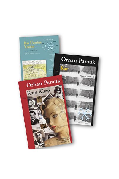 Yapı Kredi Yayınları Kara Kitap - Kar - Kar Üzerine Yazılar Orhan Pamuk 3 lü ...