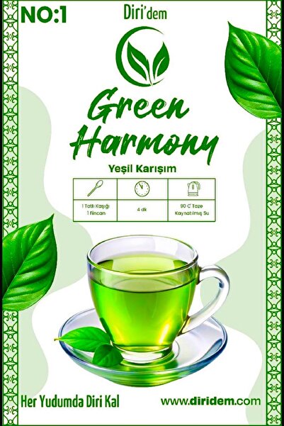 GREEN HARMONY YEŞİL KARIŞIM BİTKİ ÇAYI 250 GR