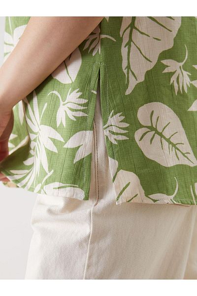 LC Waikiki Lcw Comfort Crew Neck Floral Women's Blouse (S5)