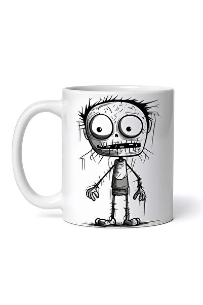 OEM Cană albă personalizată, Zombie Boy, INOVATIX®. 330ml