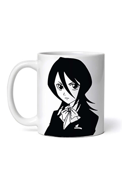 INOVATIX Personalized white mug, Bleach Anime Rukia Kuchiki, INOVATIX®. 330 ml