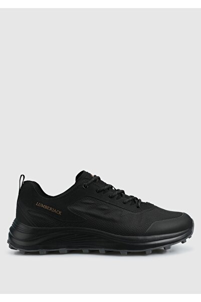 lumberjack Satilus Siyah Deri Erkek Sneaker