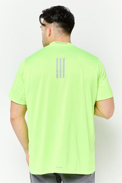 adidas Men Sportswear Fit Short Sleeve Training T-shirt, Lime Green