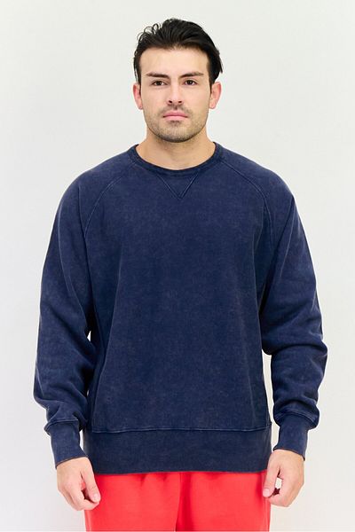 Champion Men Sportswear Fit Long Sleeve Outdoor Sweatshirts, Blue