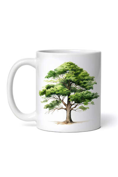 OEM Cană albă personalizată, Lone Tree, Inovatix®. 330 ml