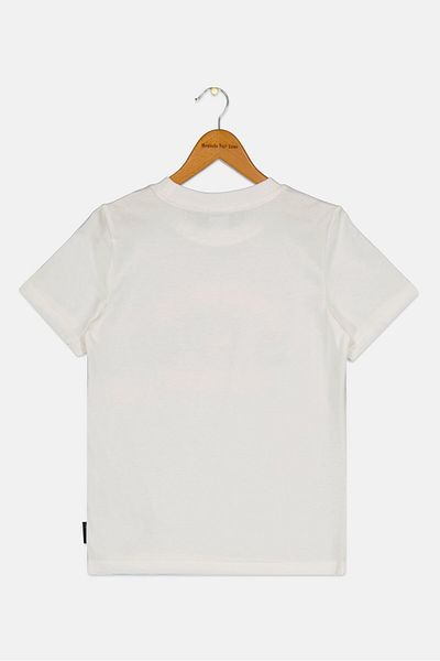 Puma Kids Boy Sportswear Fit Short Sleeves Running T-shirt, White