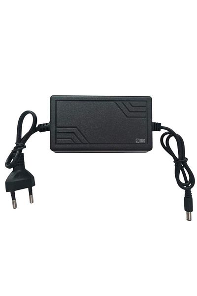 BEŞİKSAN Siks Power Supply For LED Strip, AC 100-240V, DC 12V Socket Power Supply, Black