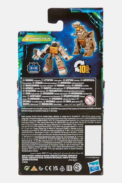 transformers Legacy Evolution Grimlock Action Figure, Grey/blue