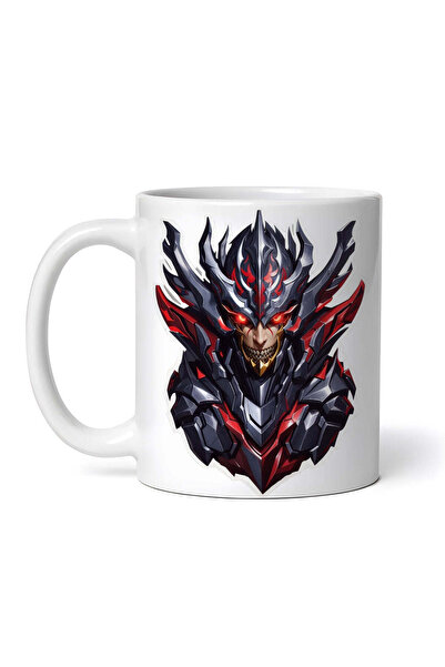 OEM Εξατομικευμένη Λευκή Κούπα, Καπάκι Aatrox, Inovatix®. 330 ml