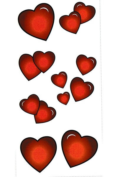 Trendonline Kalp Geçici Vücut Dövmesi