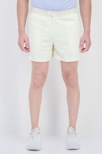 adidas Men Sportswear Fit 5 Inseam Outdoor Shorts, Ivory