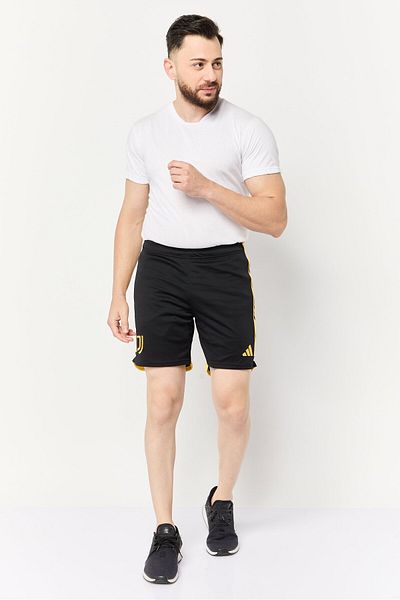 adidas Men Sportswear Fit Drawstring Juventus Training Shorts, Black