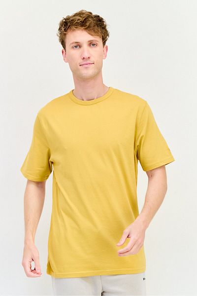Champion Men SportWear Fit Short Sleeves Outdoor T-Shirt,Mustard
