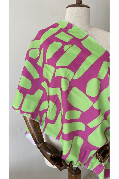 Glowear Atelier Patterned Non-Visible Short Pareo - Beach Textile