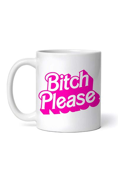 OEM Cană albă personalizată, Bitch Please Barbie, INOVATIX®. 330 ml