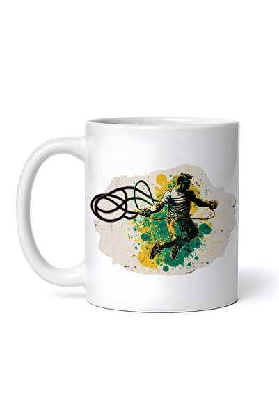 OEM Εξατομικευμένη λευκή κούπα, Αγόρι με λάσο, INOVATIX®. 330 ml