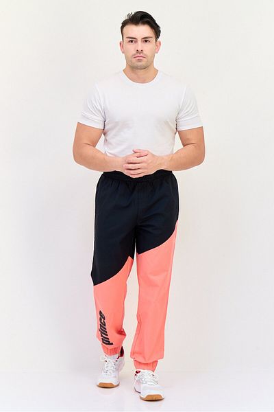 Prince Men Regular Fit Brand Logo Track Pants, Multicolor