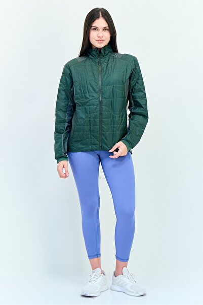 hoka Women Sportswear Fit Long Sleeves Outdoor Jacket, Dark Green