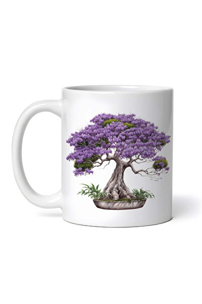 OEM Cană albă personalizată, Bonsai Rahela, Inovatix®. 330 ml