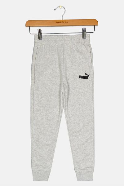 Puma Kids Boy Brand Logo Outdoor Sweatpants, Grey