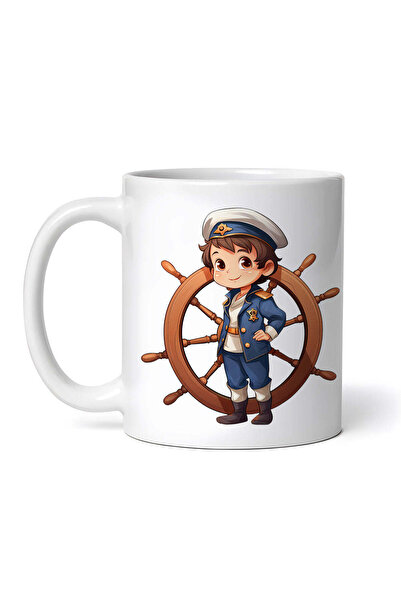 OEM Cană albă personalizată, Sailor Boy Yoko, INOVATIX®. 330ml