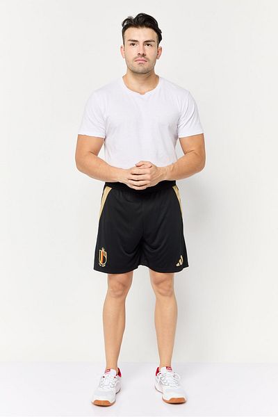 adidas Men Sportswear Fit Drawstring Training Shorts, Black