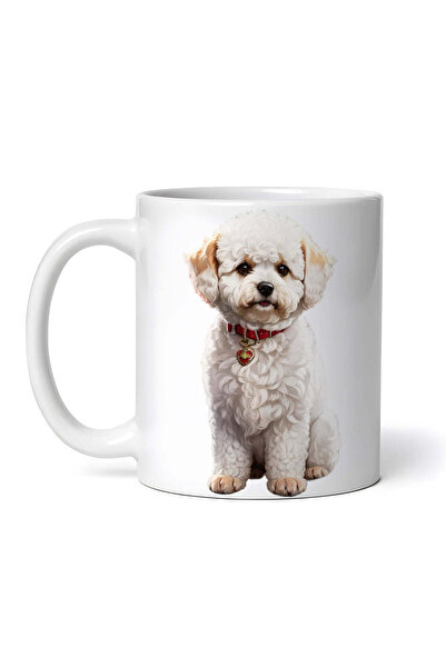 OEM Cană albă personalizată, Bichon Serious, INOVATIX®. 330ml