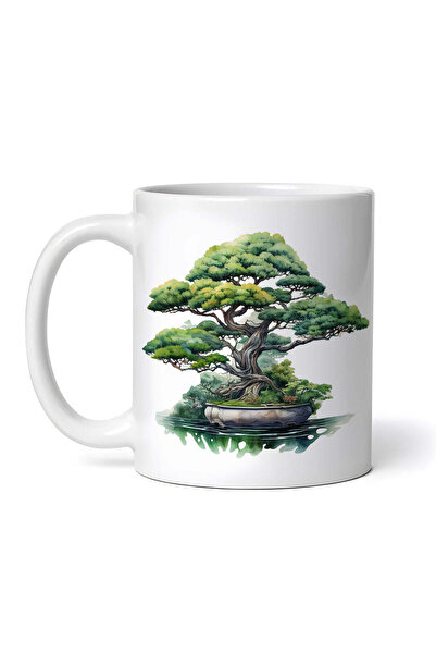 OEM Cană albă personalizată, Bonsai Confucius, INOVATIX®. 330 ml