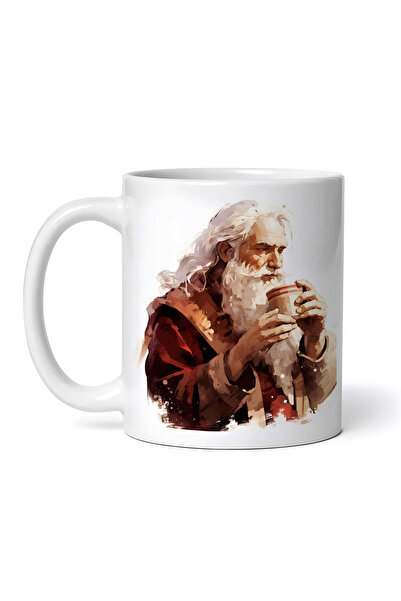 OEM Εξατομικευμένη Λευκή Κούπα, Άνδρας Πίνει Καφέ, Inovatix®. 330ml