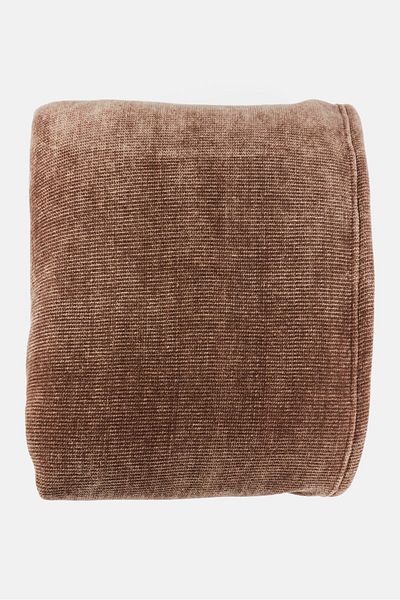 Muy Mucho Double-sided Plaid 180 X 240 Cm, Brown