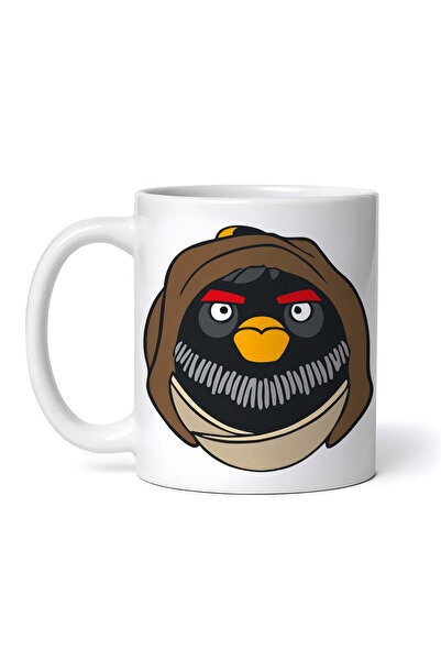 OEM Cană albă personalizată, Angry Birds Star War Nervous Obi, INOVATIX®. 330 ml