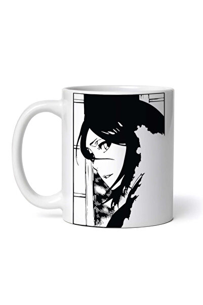 INOVATIX Personalized White Mug, Bleach Rukia Kuchiki Anime, Inovatix®. 330 ml