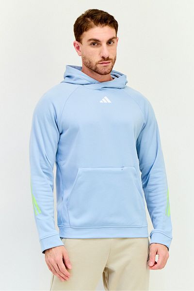 adidas Men Regular Fit Long Sleeves Outdoor Hoodie, Sky Blue