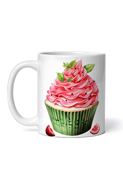 OEM Cană albă personalizată, brioșă cu pepene verde și cremă de mentă, Inovat...