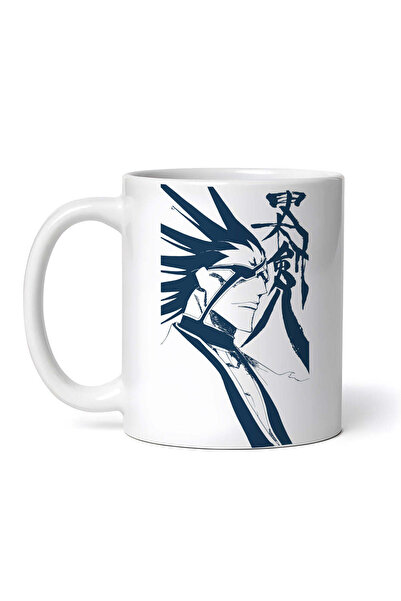INOVATIX Personalized White Mug, Bleach Kenpachi Zaraki Anime, Inovatix®. 330ml