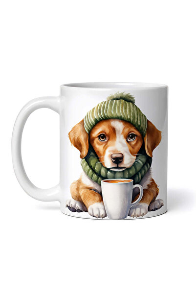 OEM Cană albă personalizată, Brittany bea cafea cu lapte, Inovatix®. 330 ml