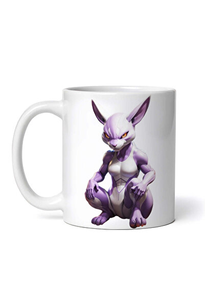 OEM Cană albă personalizată, Pokemon Mewtwo, INOVATIX®. 330 ml